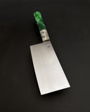 High-Carbon Veggie Cleaver / Maple Burl