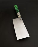 High-Carbon Veggie Cleaver / Maple Burl