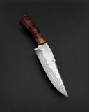 High Carbon EDC in Redwood Burl and Maple Burl