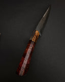 High Carbon EDC in Redwood Burl and Maple Burl