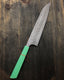 Handmade Chefs Knife with Aqua Composite Handle