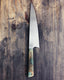 247mm Chefs Knife with Dyed Hackberry