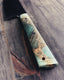 247mm Chefs Knife with Dyed Hackberry